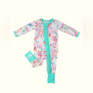 Birdie Bean Jovie Convertible Gingerbread Bamboo Footie